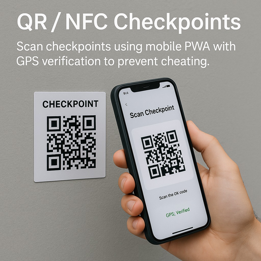 QR NFC Checkpoints